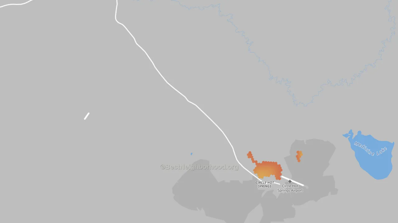 Bike Grade map of Central, AK