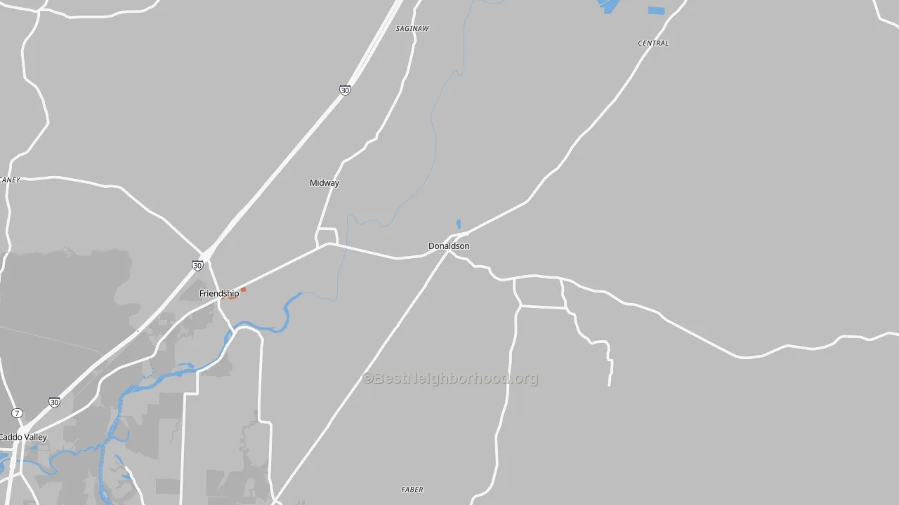 Bike Grade map of Central, AR