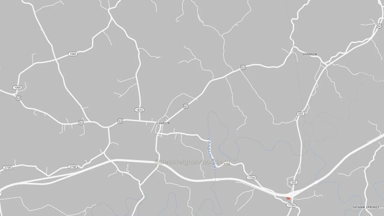 Bike Grade map of Chaplin, KY