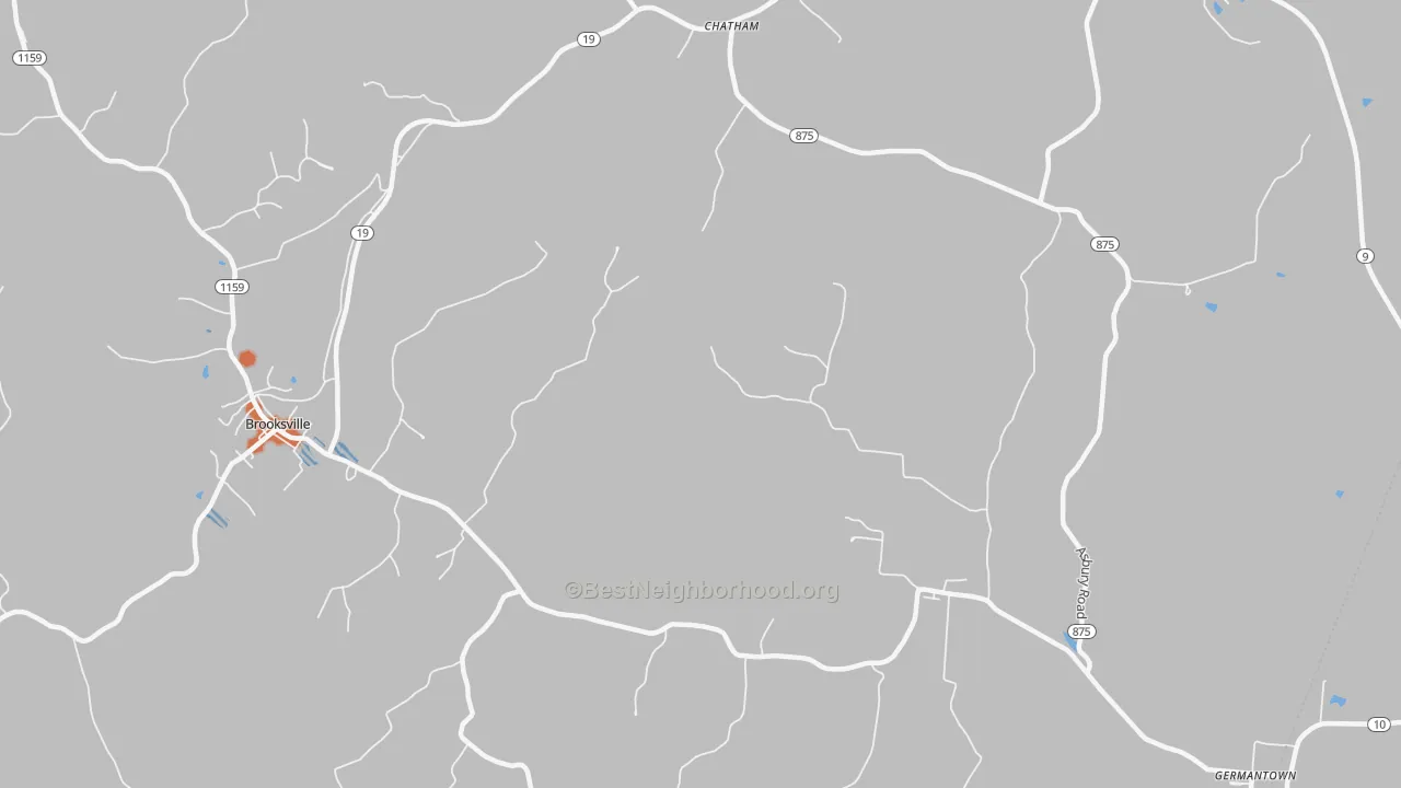 Bike Grade map of Chatham, KY