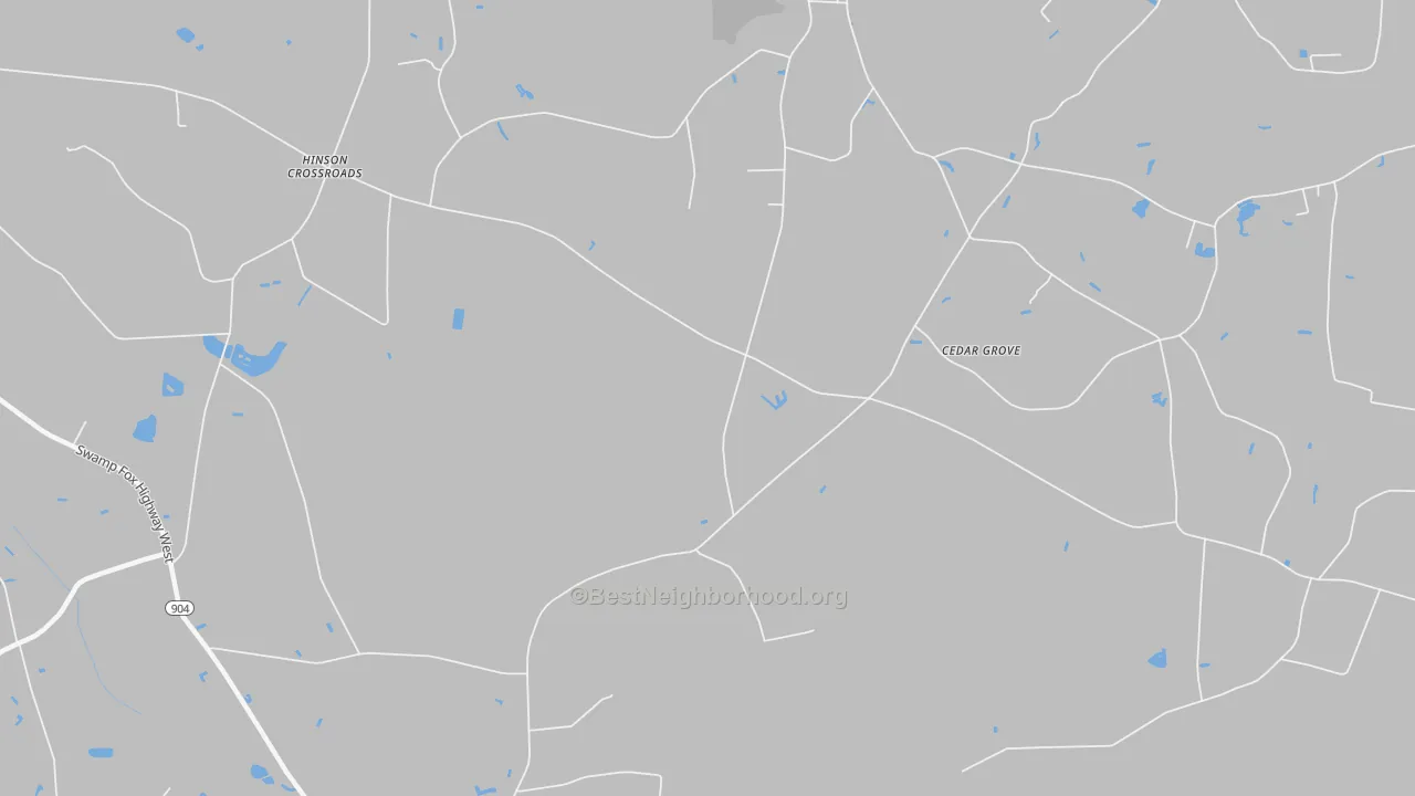 Bike Grade map of Cherry Grove, NC