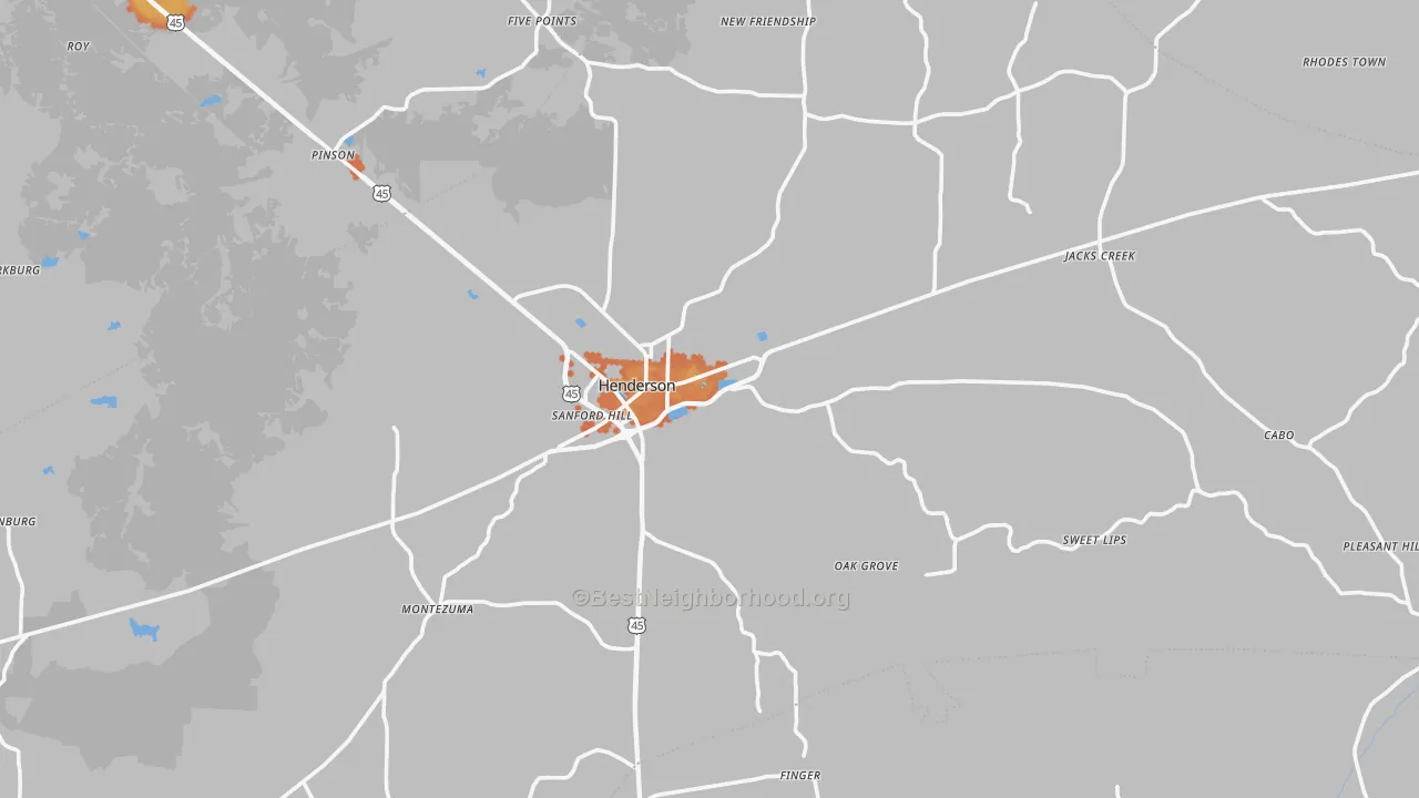 Bike Grade map of Chester County, TN