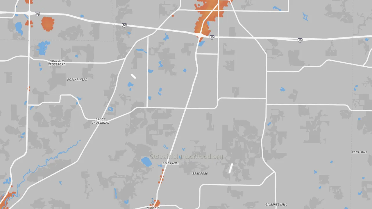 Bike Grade map of Chipley, FL