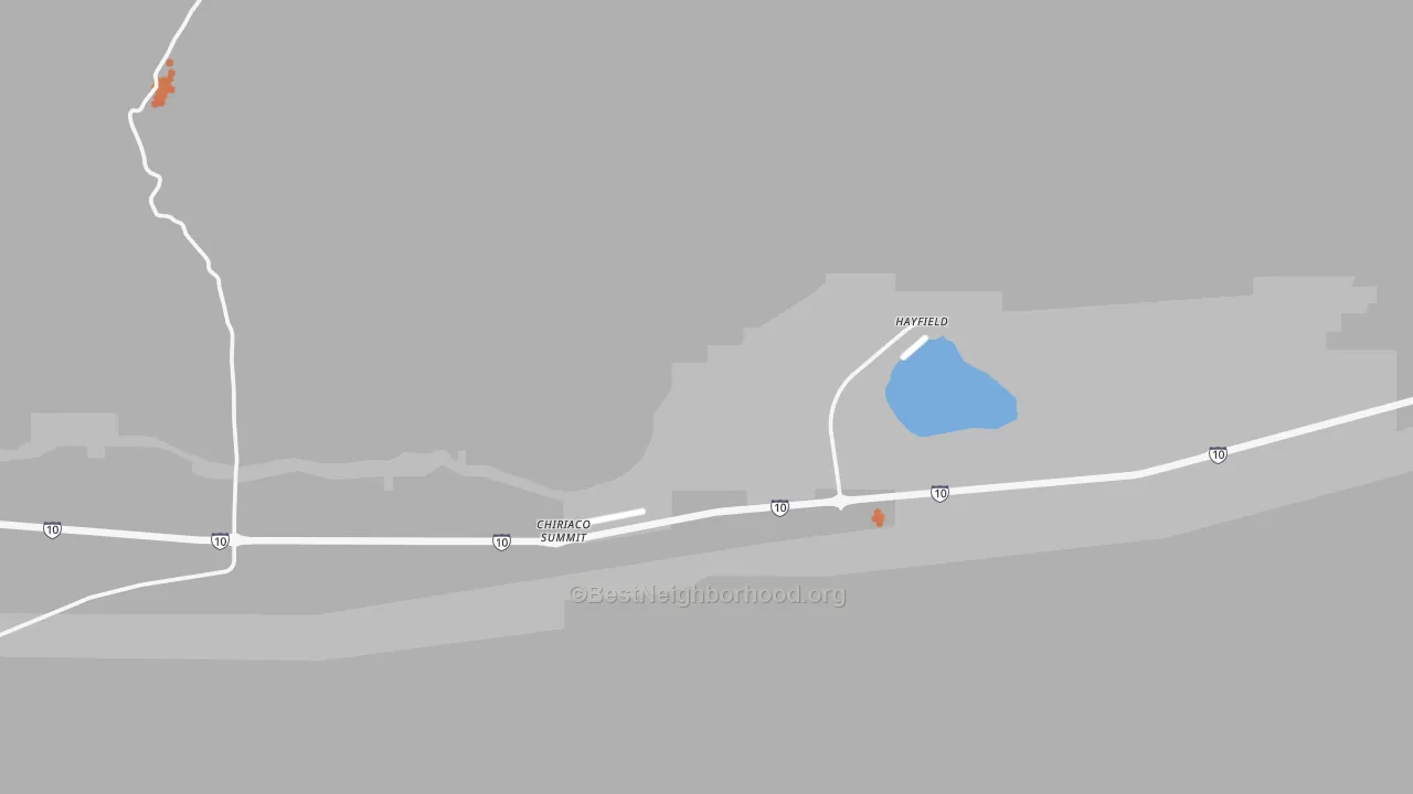 Bike Grade map of Chiriaco Summit, CA