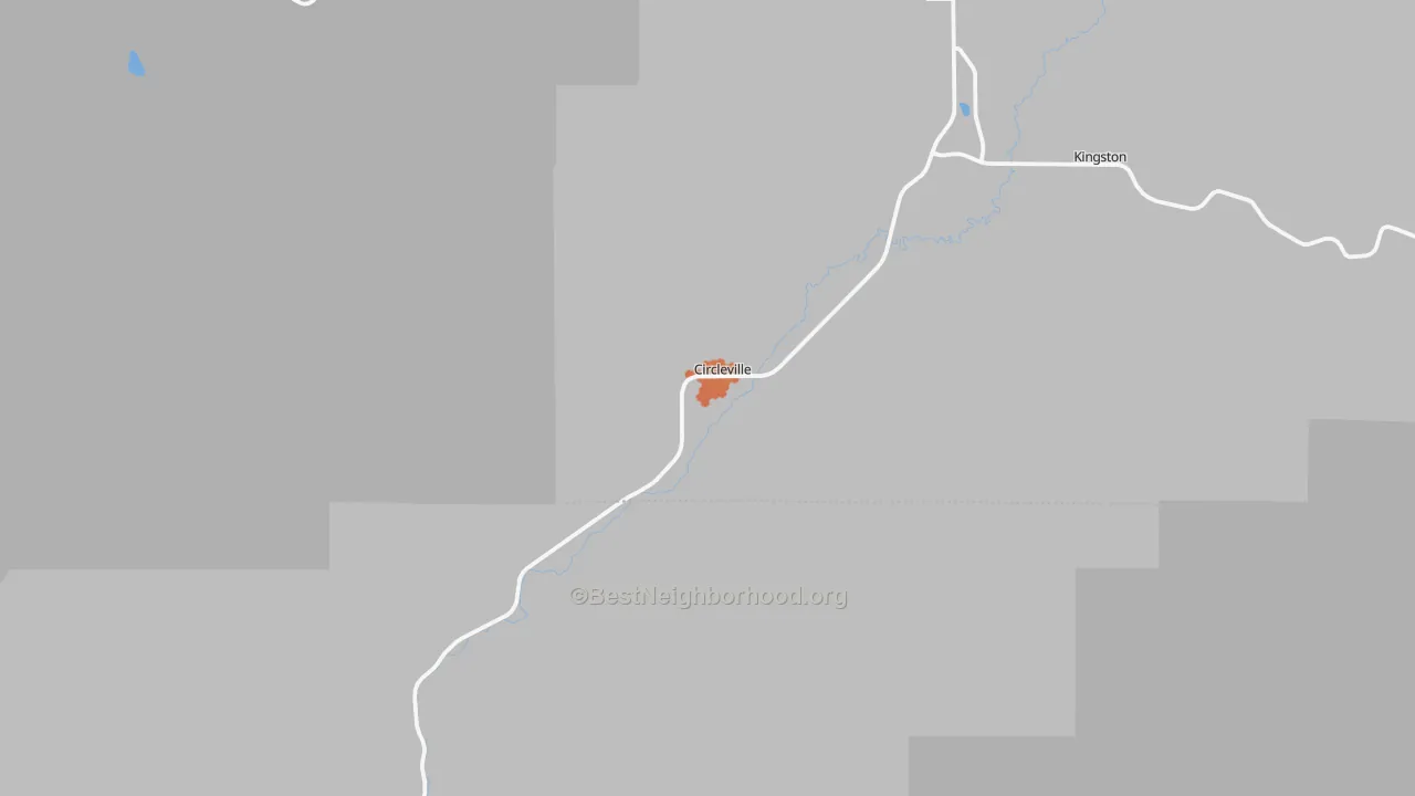 Bike Grade map of Circleville, UT