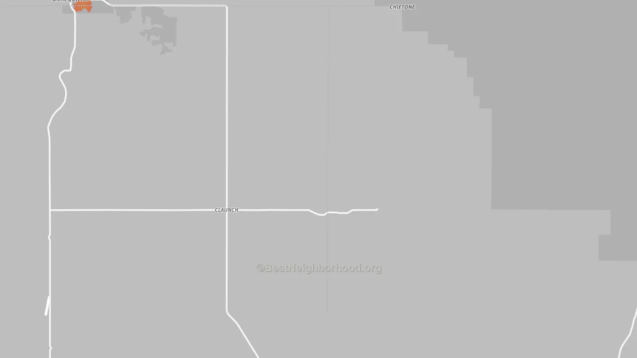 Bike Grade map of Claunch, NM