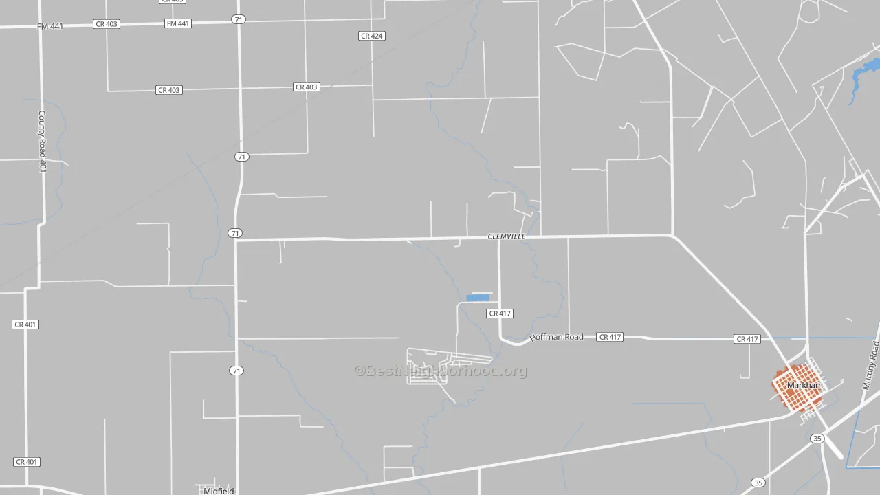 Bike Grade map of Clemville, TX
