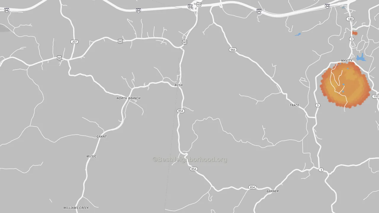 Bike Grade map of Coalton, KY