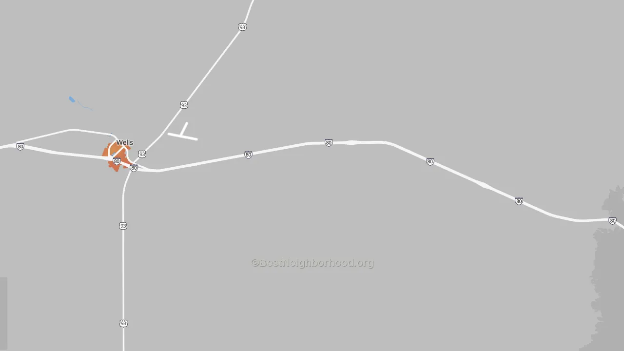 Bike Grade map of Cobre, NV