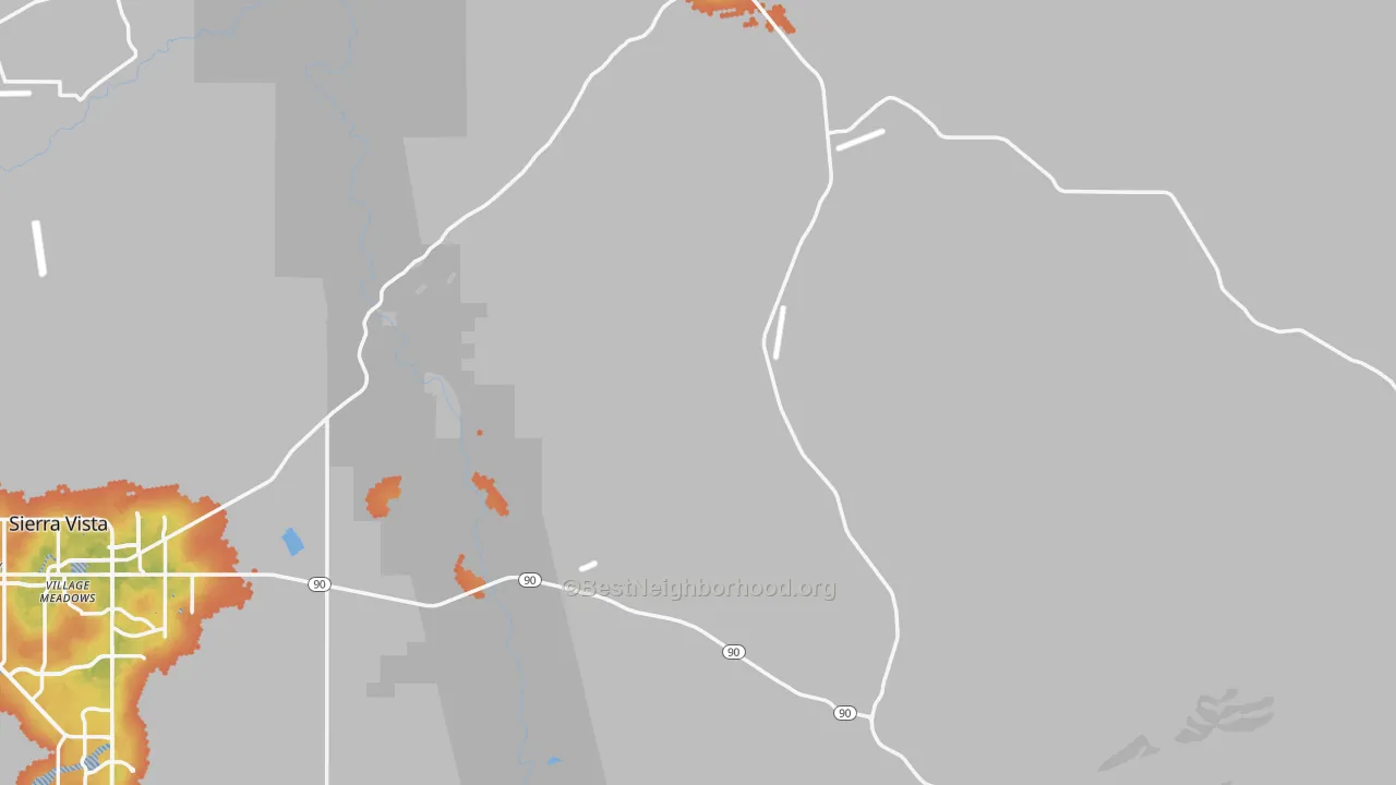 Bike Grade map of Cochise County, AZ