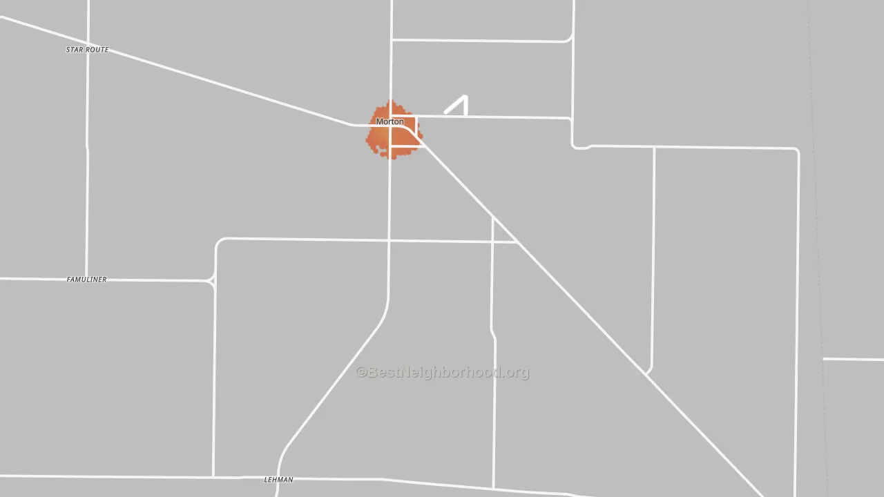 Bike Grade map of Cochran County, TX