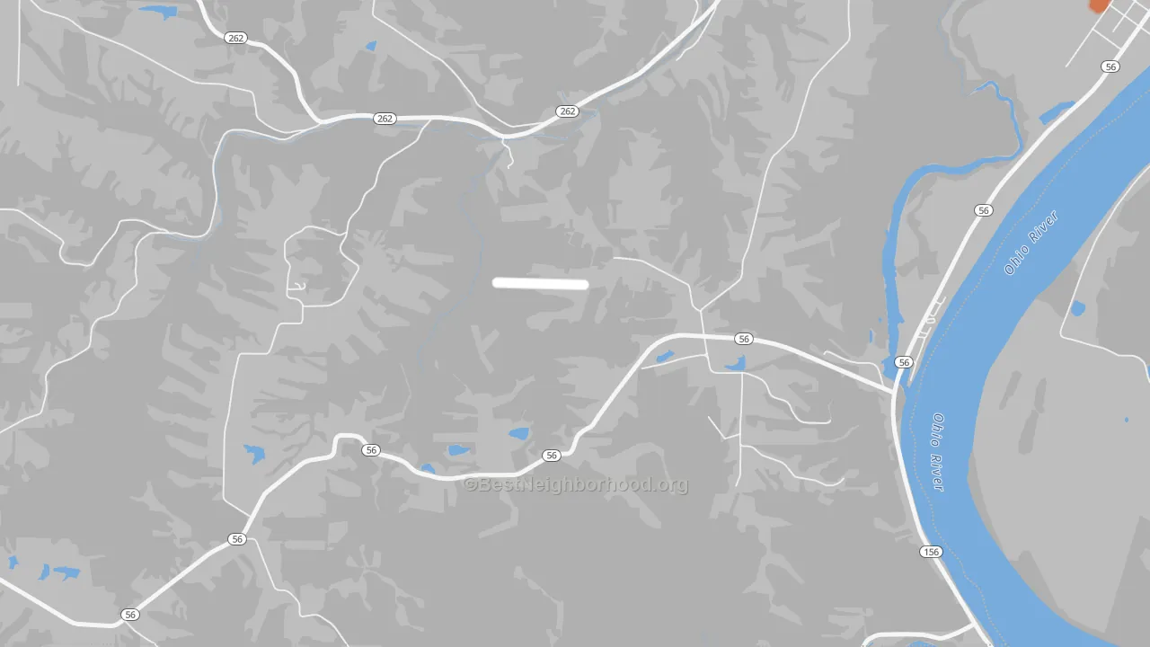 Bike Grade map of Cofield Corner, IN