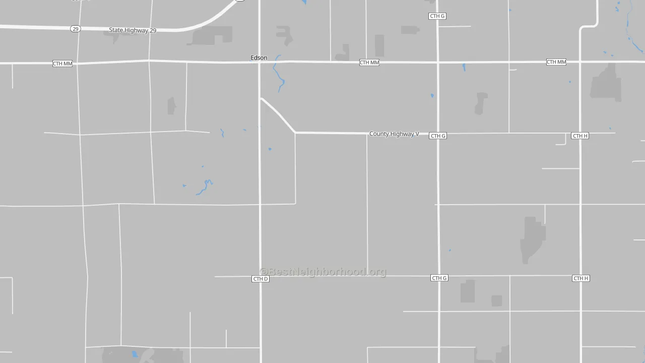 Bike Grade map of Colburn, WI