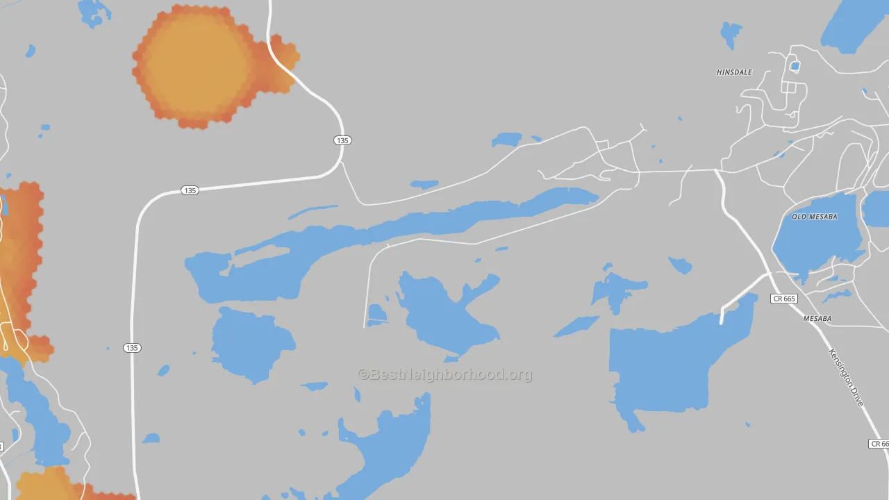 Bike Grade map of Colby, MN