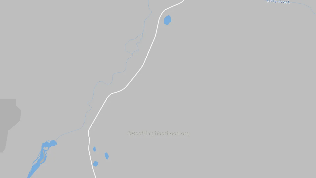Bike Grade map of Coldfoot, AK