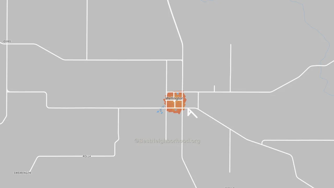 Bike Grade map of Collingsworth County, TX