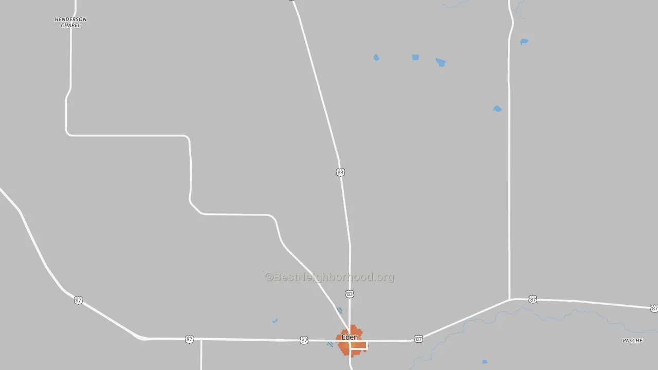 Bike Grade map of Concho County, TX