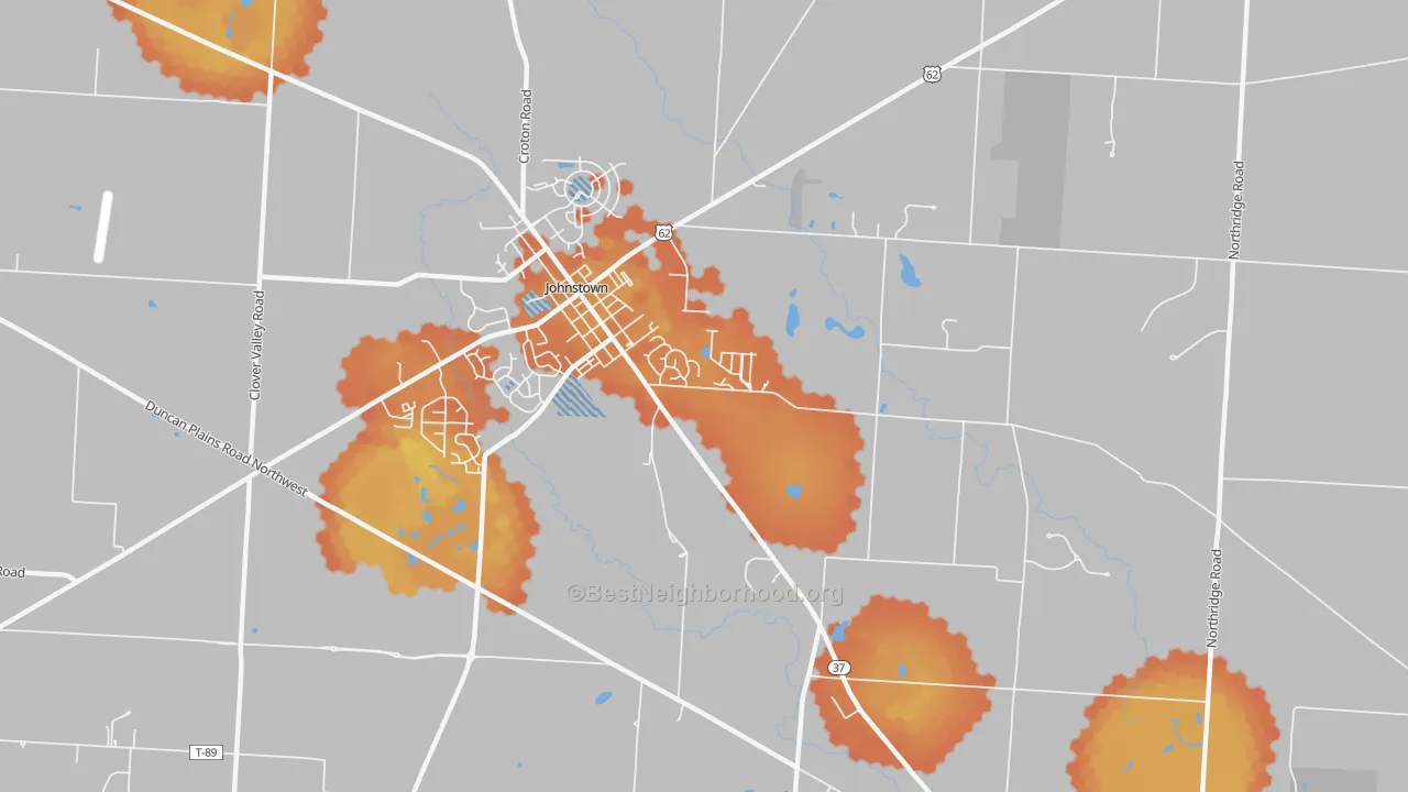 Bike Grade map of Concord, OH