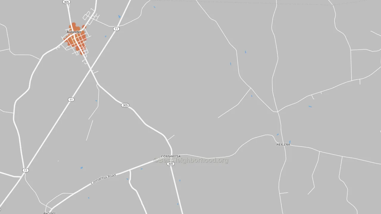 Bike Grade map of Connaritsa, NC