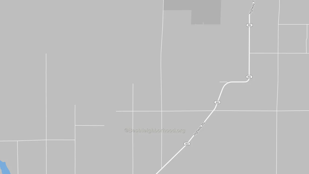 Bike Grade map of Cornish, CO