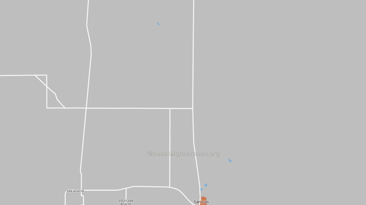 Bike Grade map of Costilla County, CO