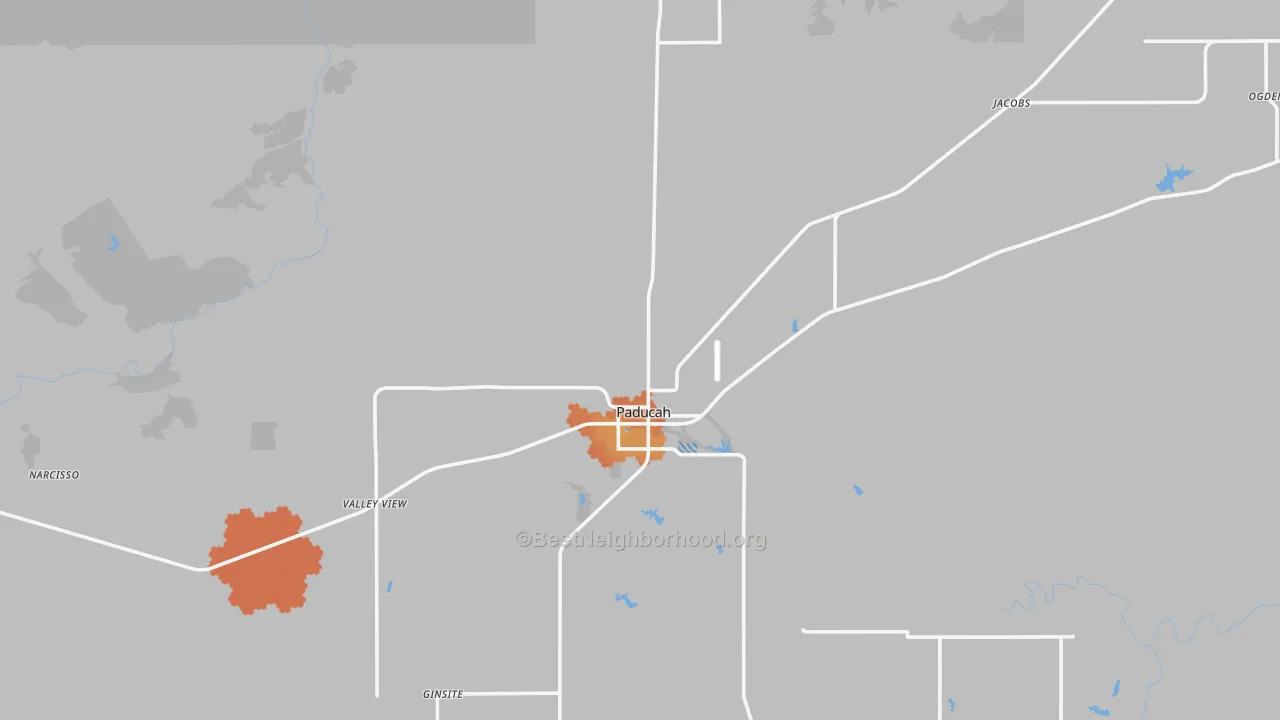 Bike Grade map of Cottle County, TX