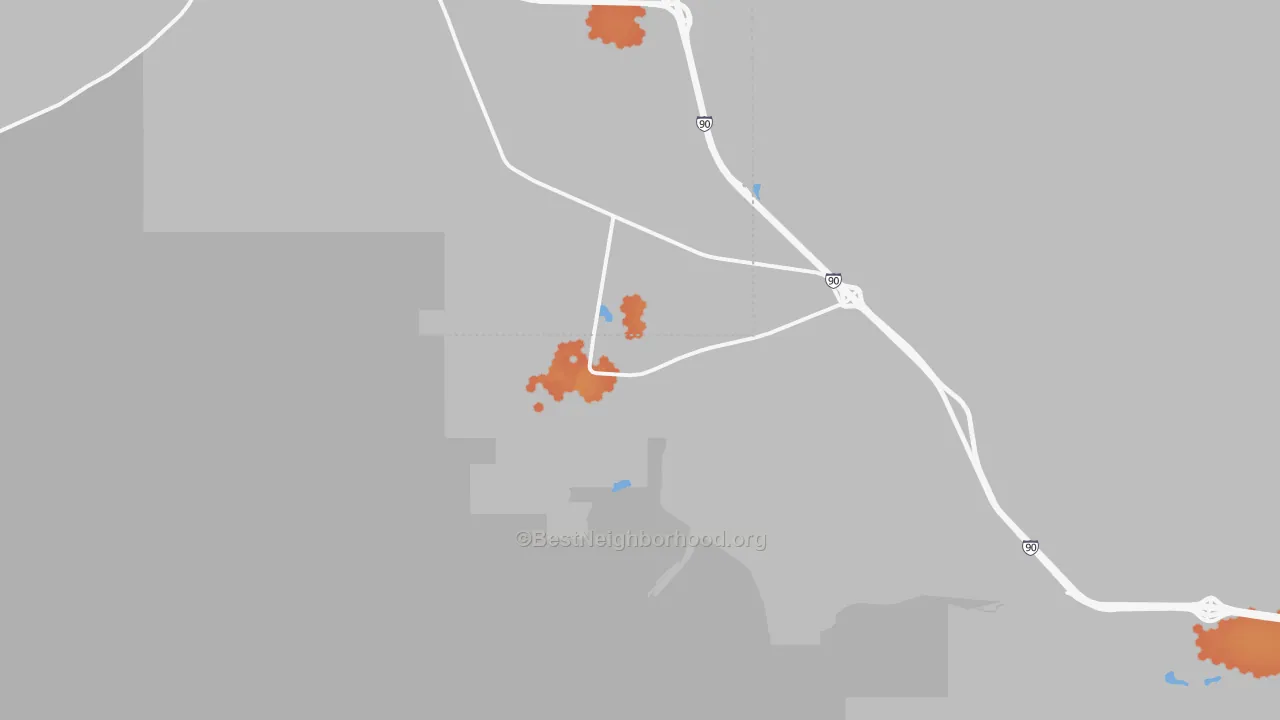 Bike Grade map of Crackerville, MT