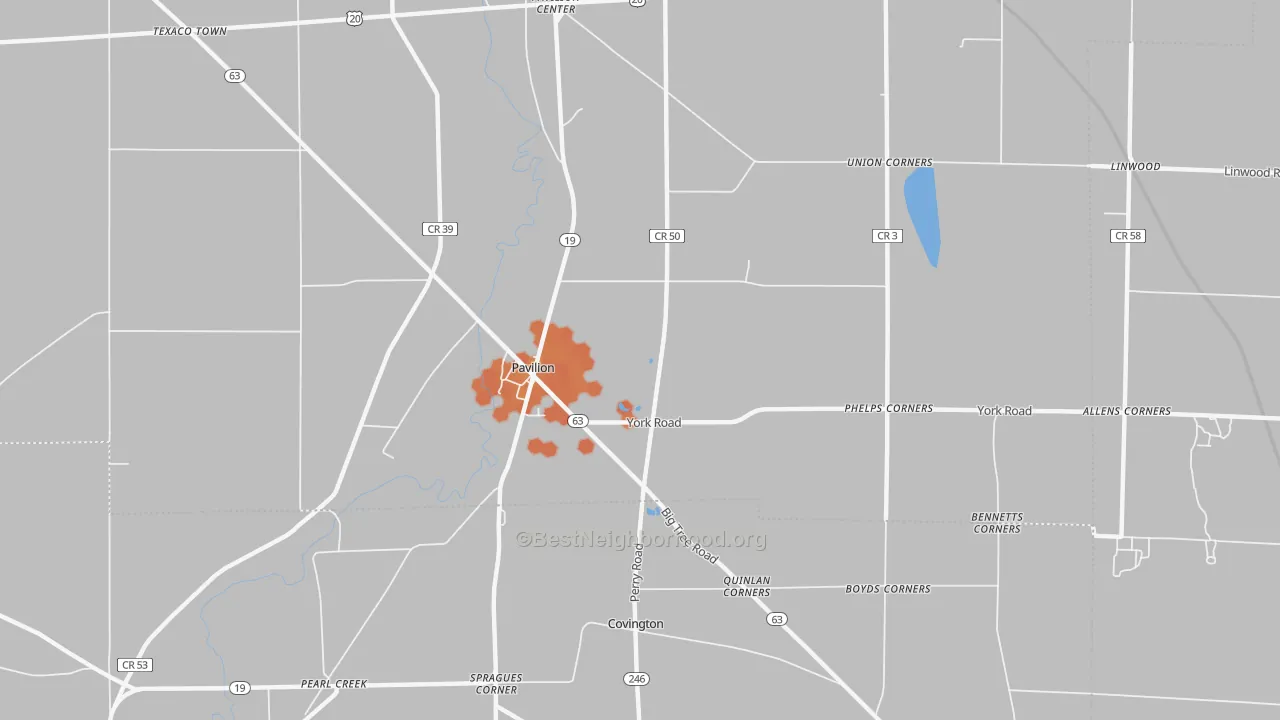 Bike Grade map of Craigs, NY