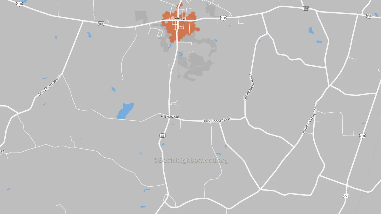 Bike Grade map of Creeksville, NC