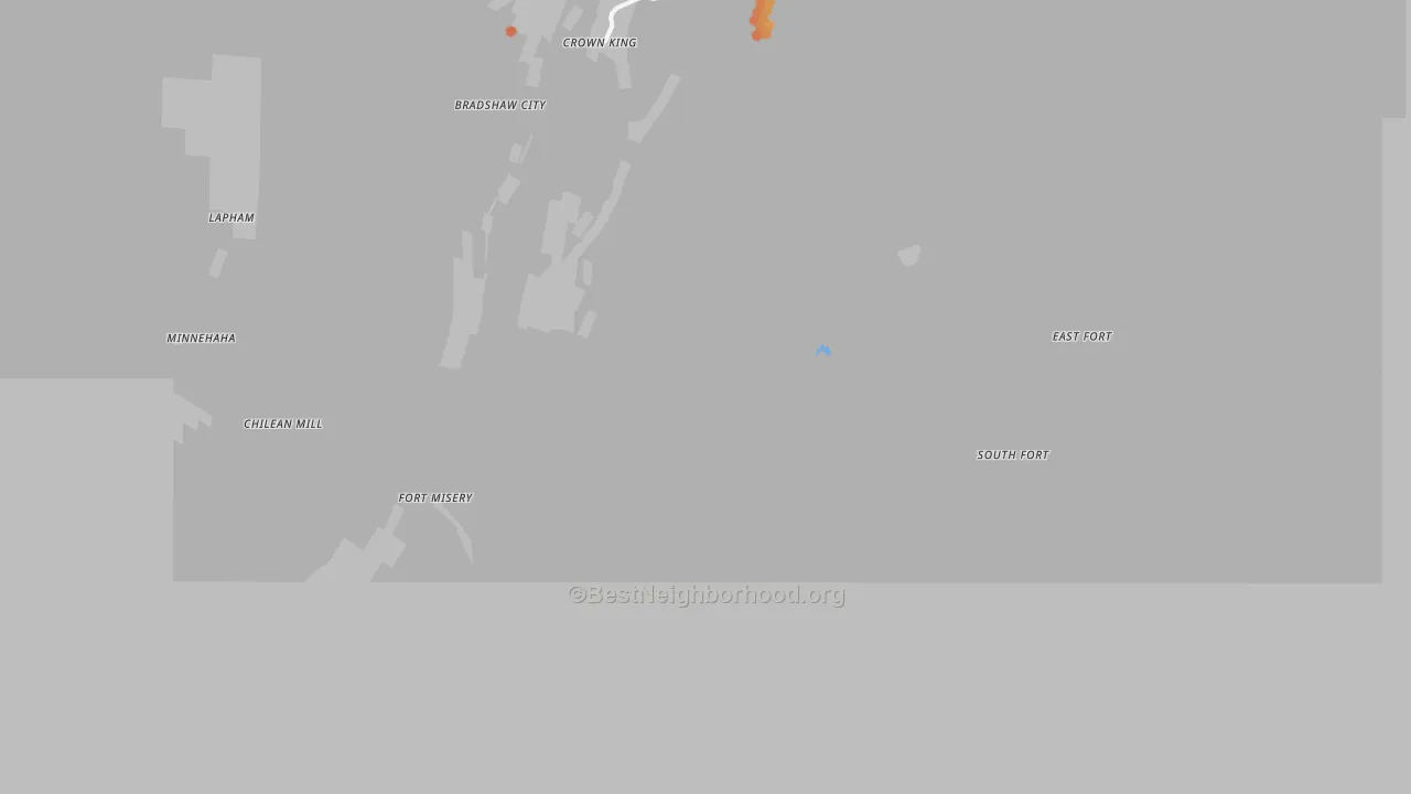 Bike Grade map of Crown King, AZ