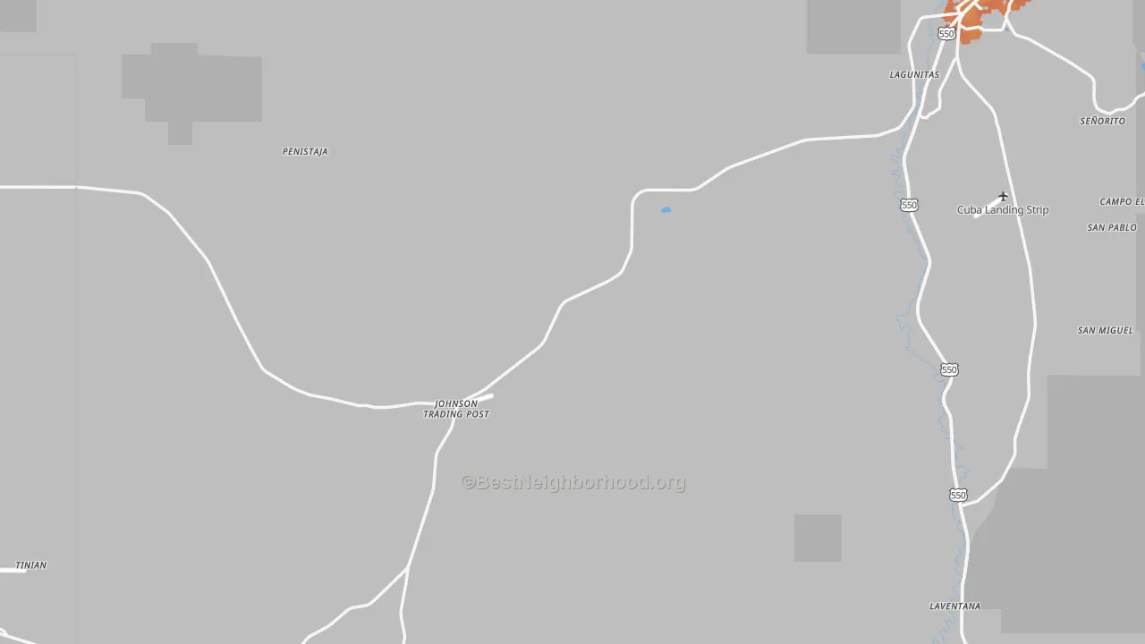 Bike Grade map of Cuba, NM