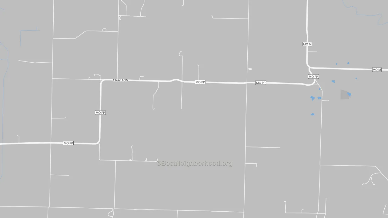 Bike Grade map of Curdton, MO