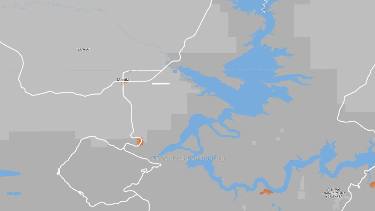 Bike Grade map of Daggett County, UT