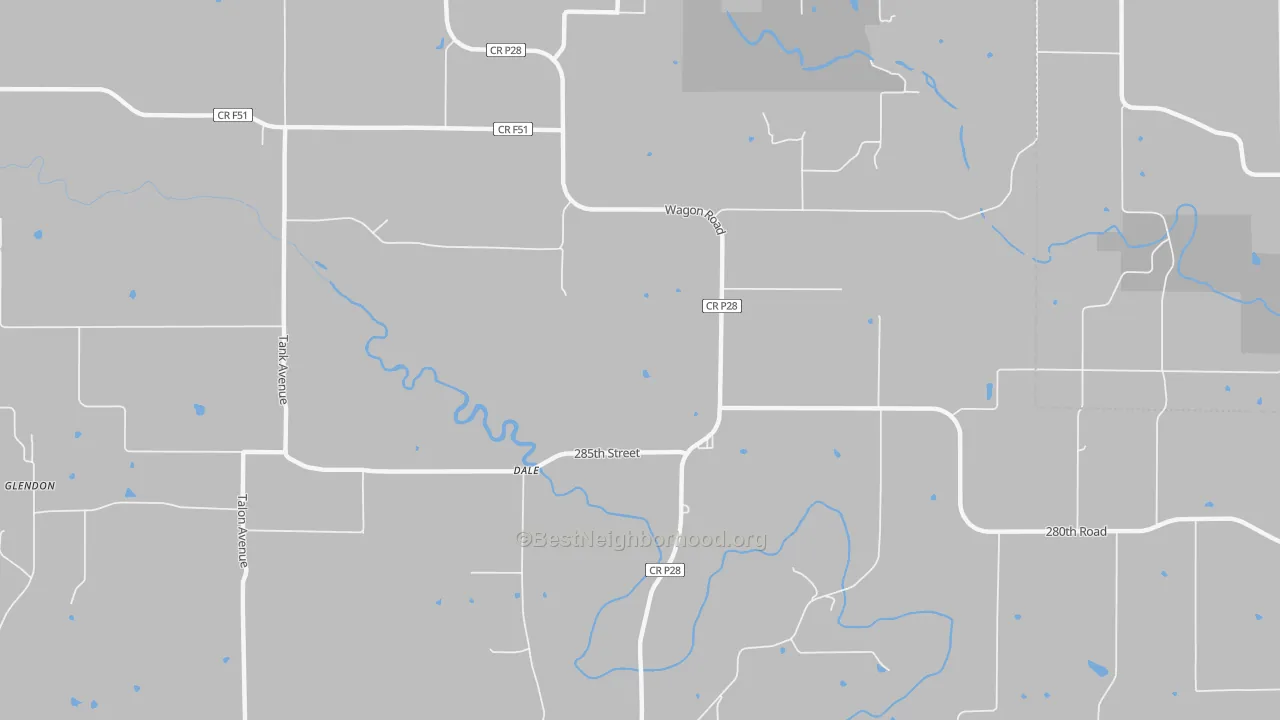 Bike Grade map of Dale, IA