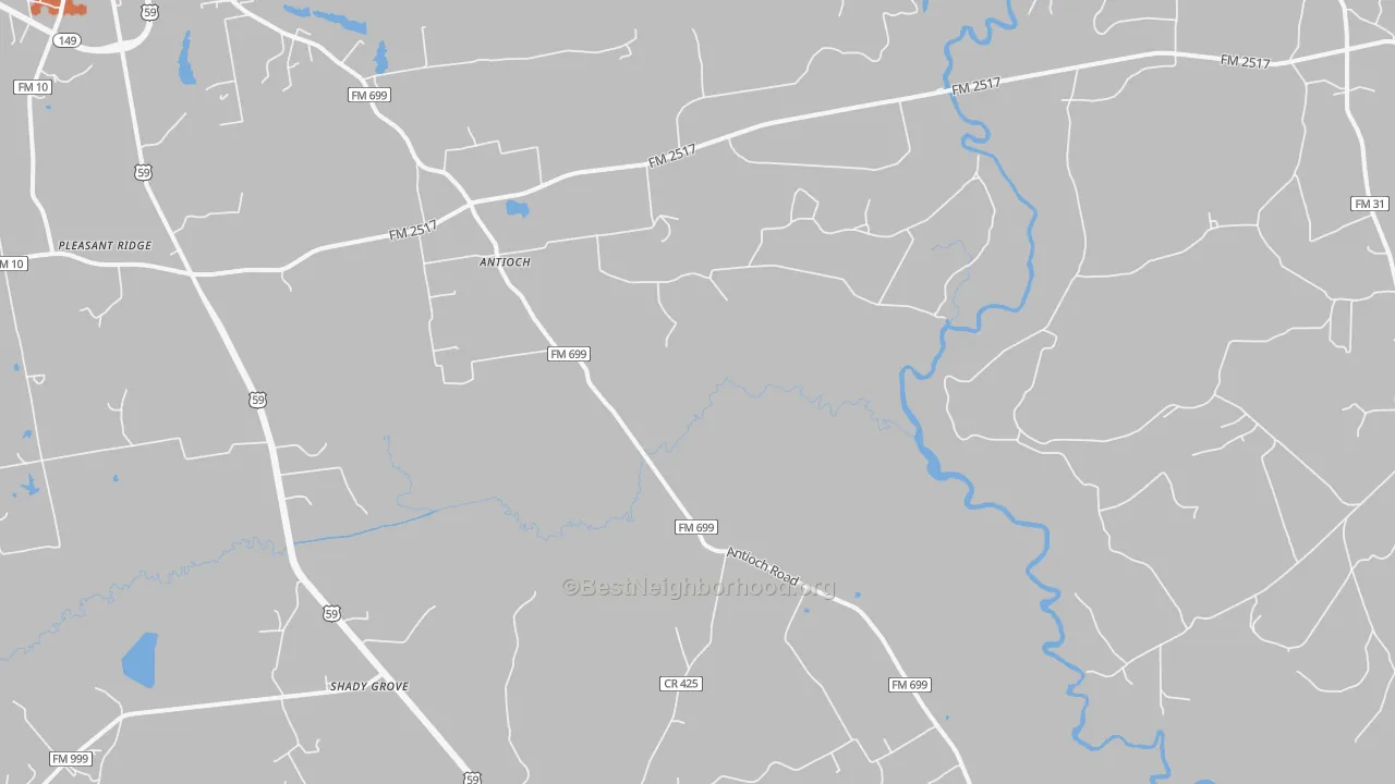 Bike Grade map of Daniels, TX