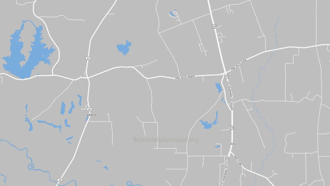 Bike Grade map of Darco, TX