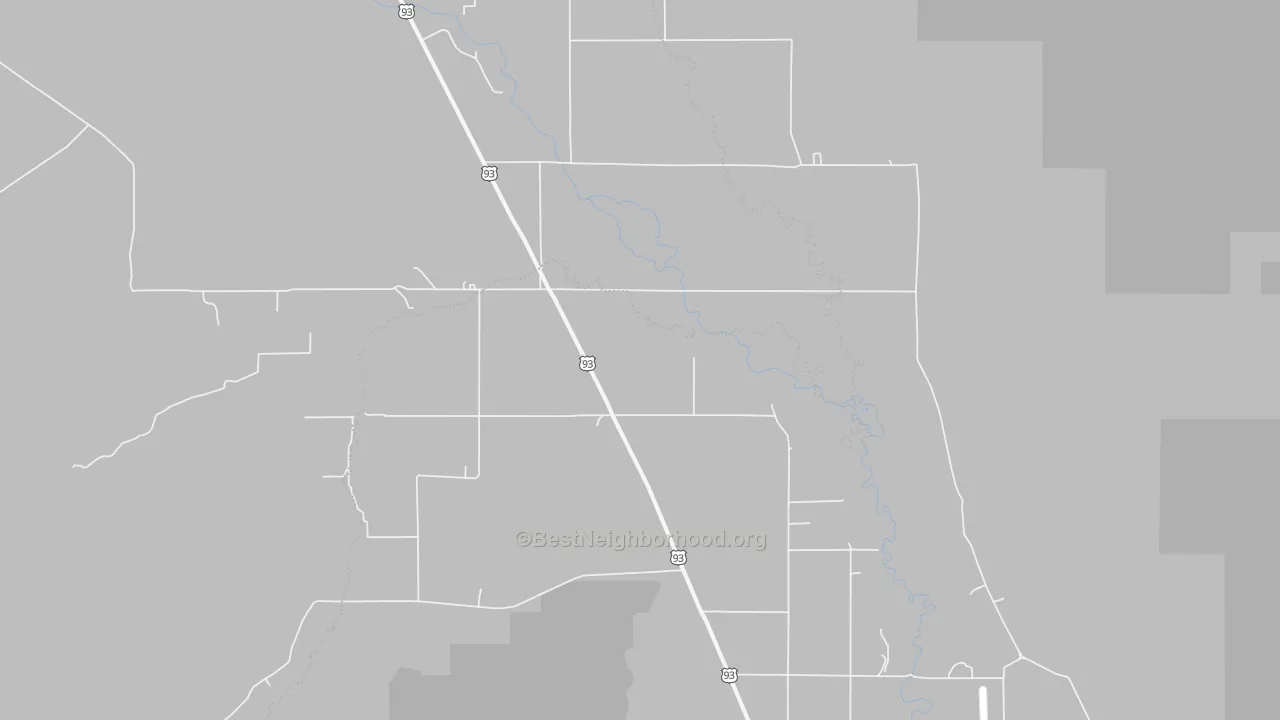 Bike Grade map of Darlington, ID