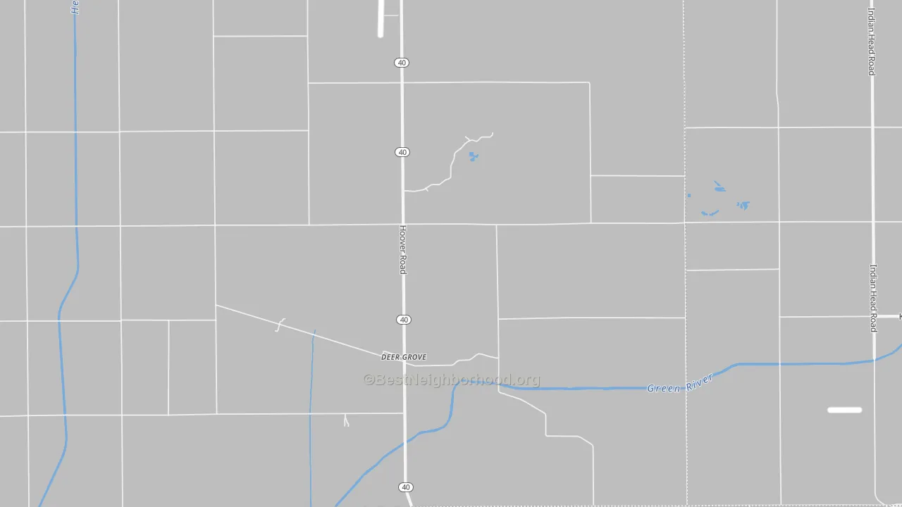 Bike Grade map of Deer Grove, IL