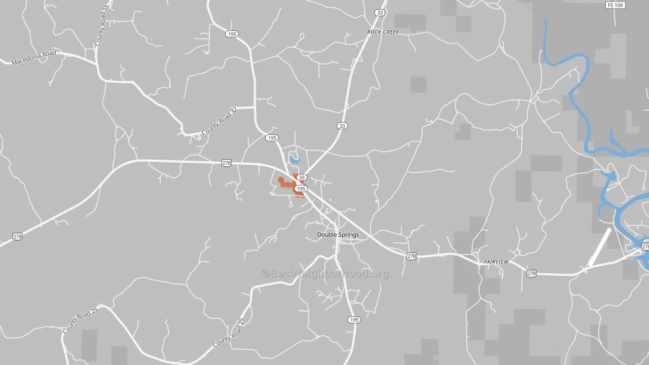 Bike Grade map of Delmar, AL