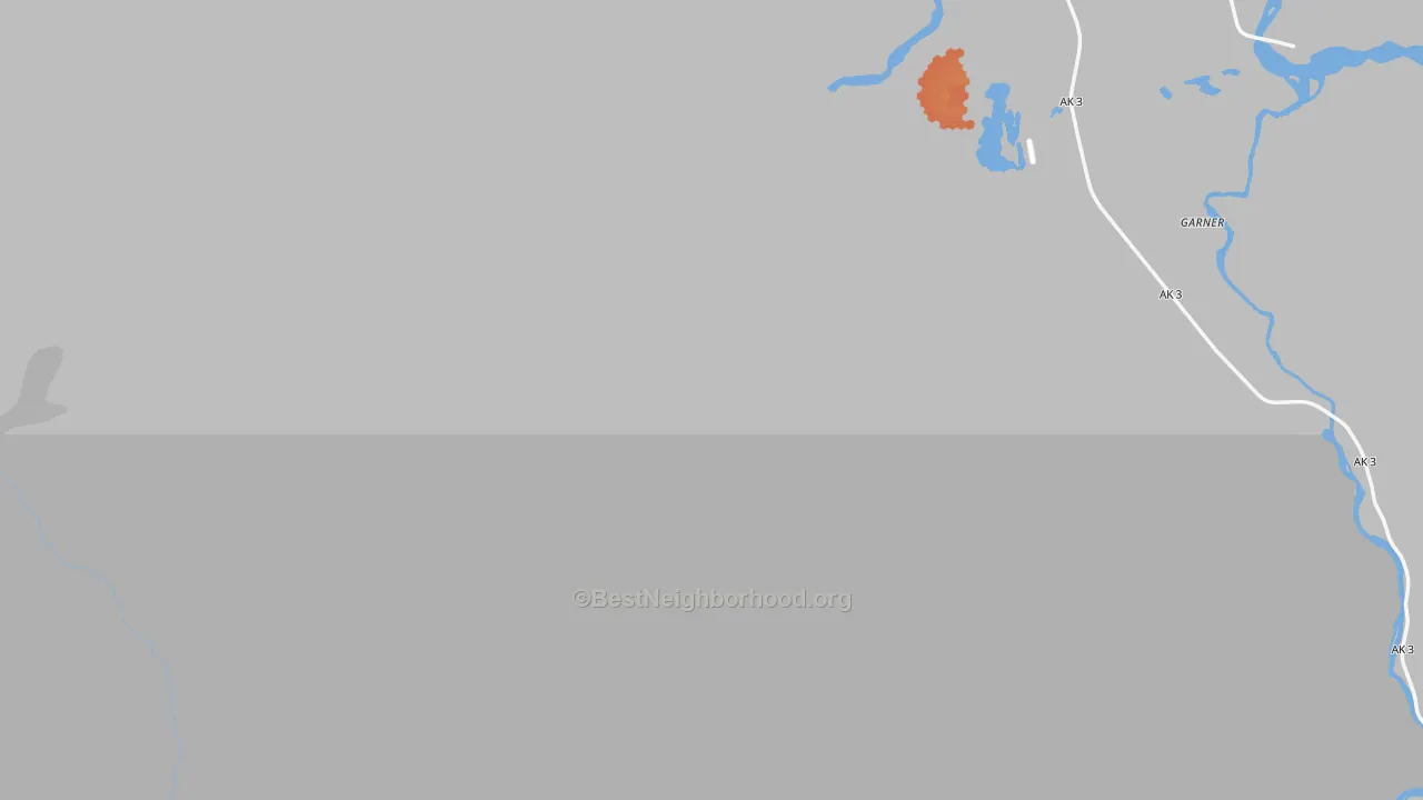 Bike Grade map of Denali National Park, AK