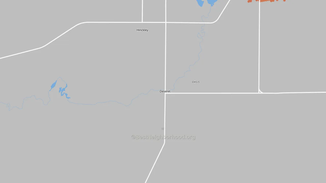 Bike Grade map of Deseret, UT