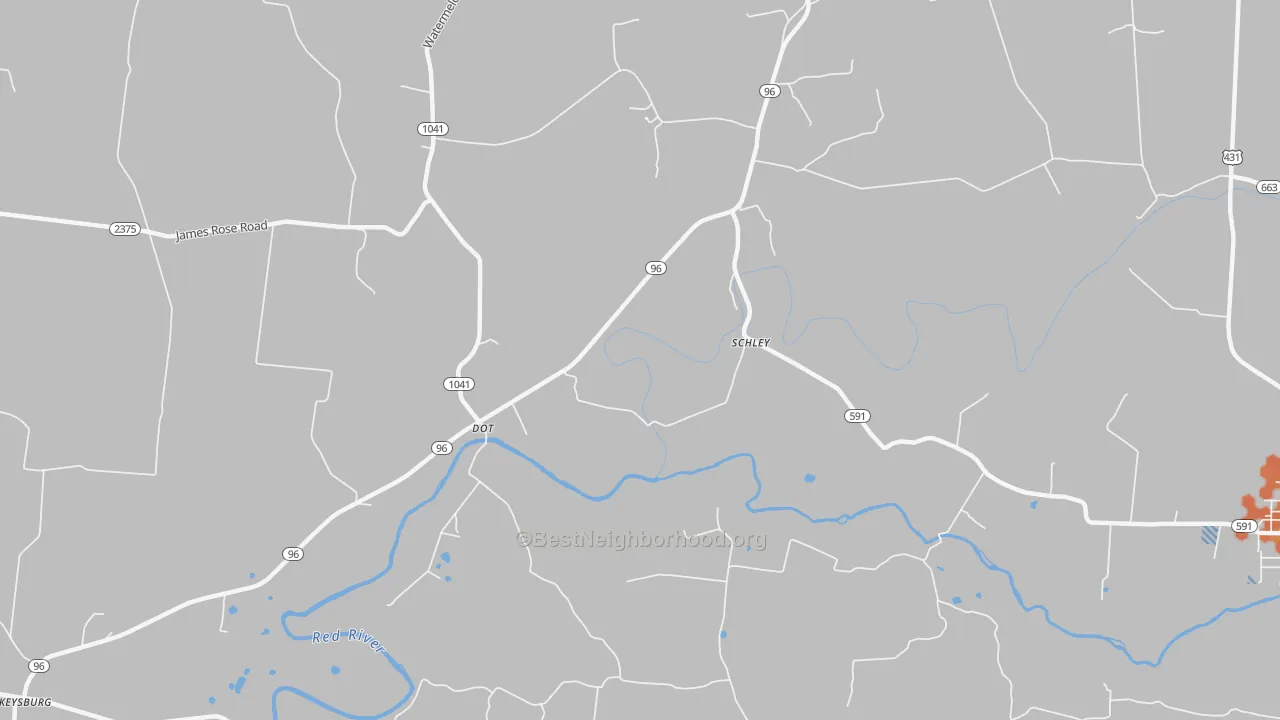 Bike Grade map of Dot, KY