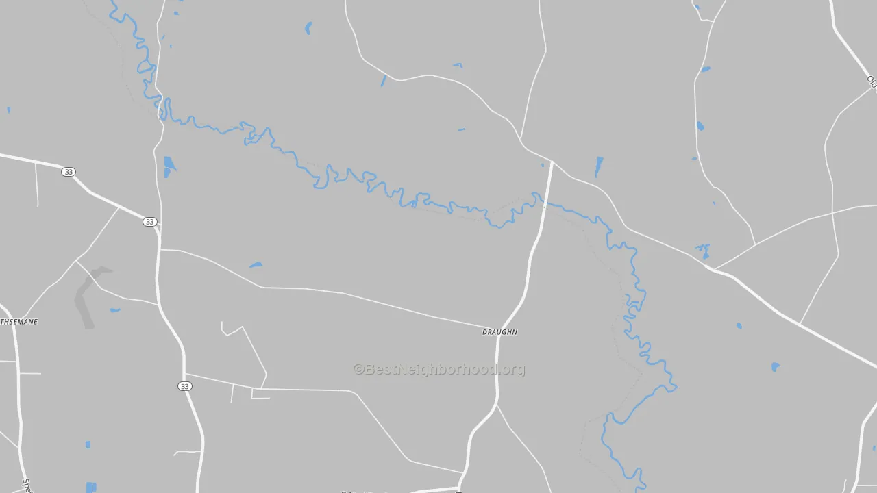 Bike Grade map of Draughn, NC