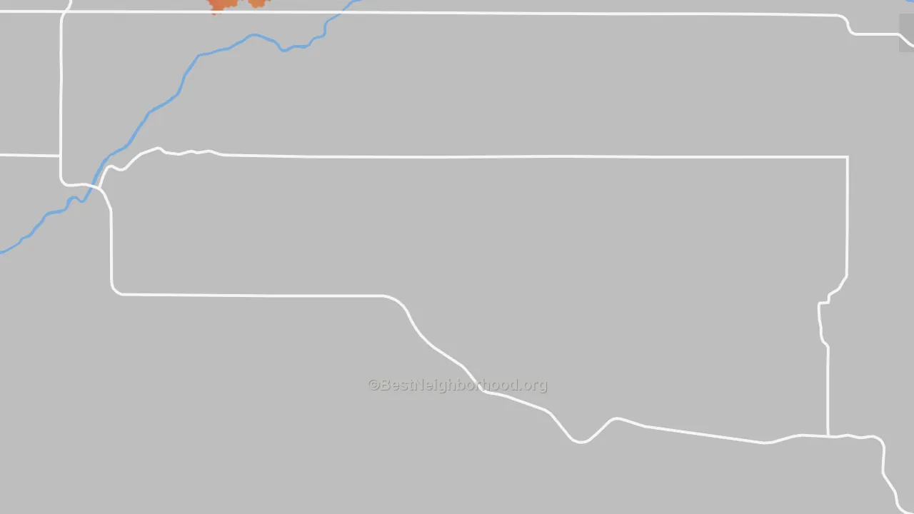 Bike Grade map of Drummond, ID