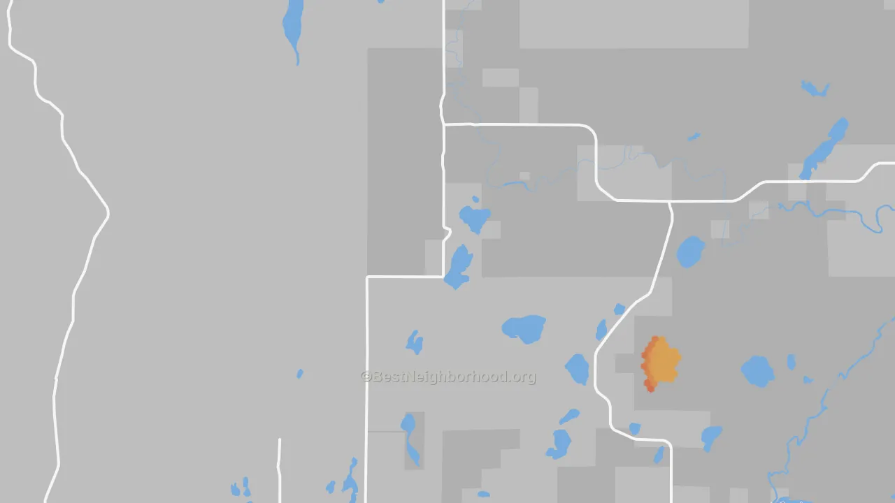 Bike Grade map of Duxbury, MN