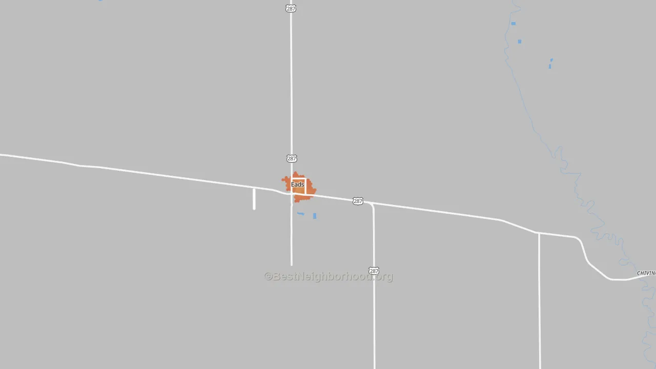Bike Grade map of Eads, CO