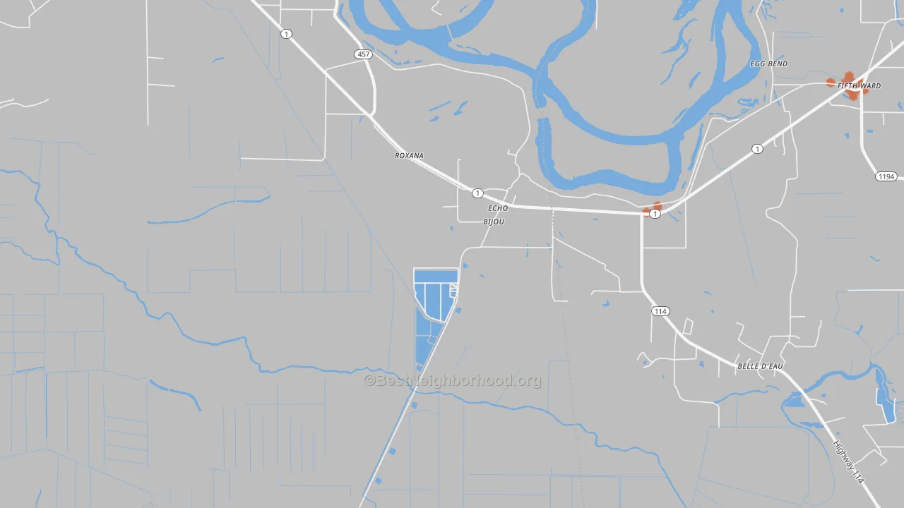 Bike Grade map of Echo, LA