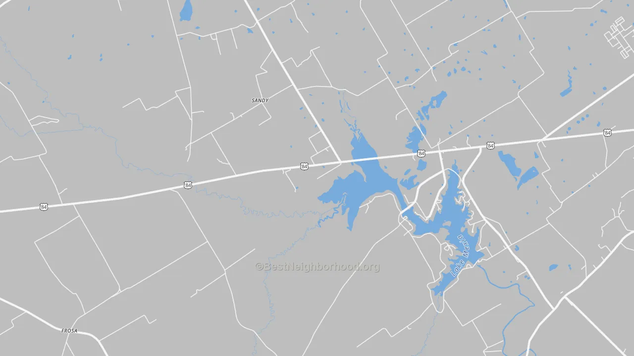 Bike Grade map of Echols, TX
