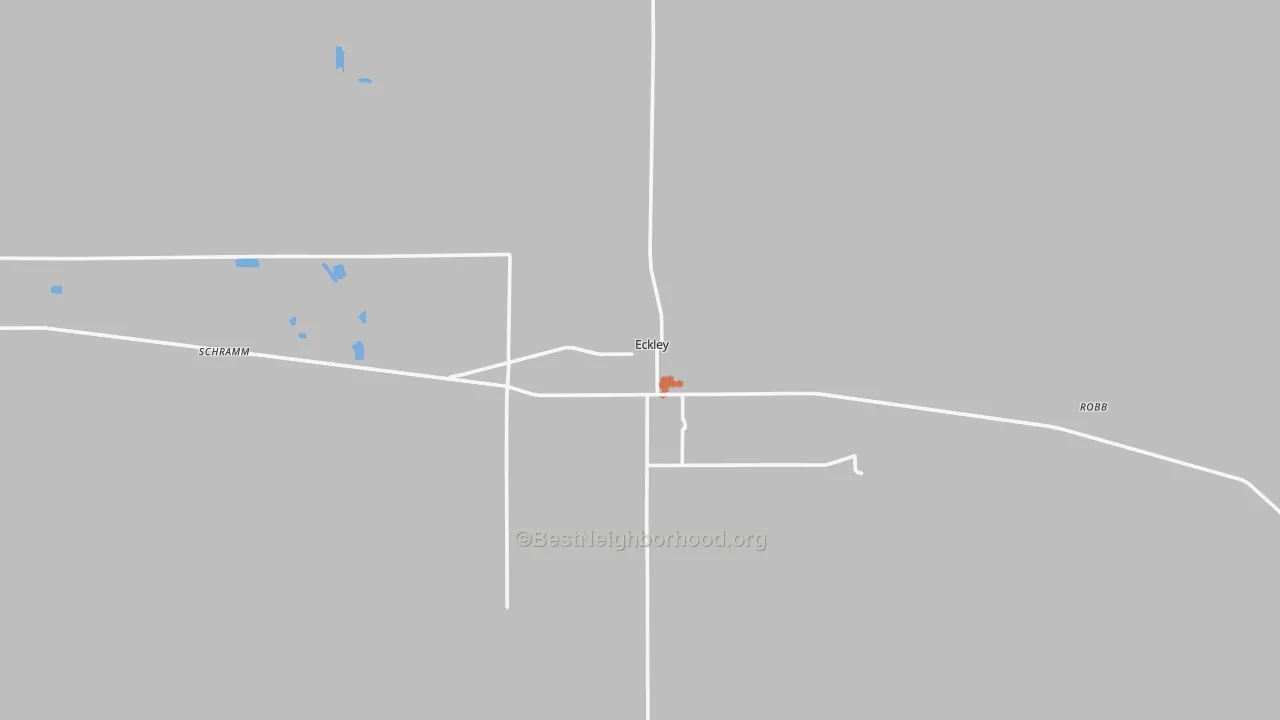 Bike Grade map of Eckley, CO