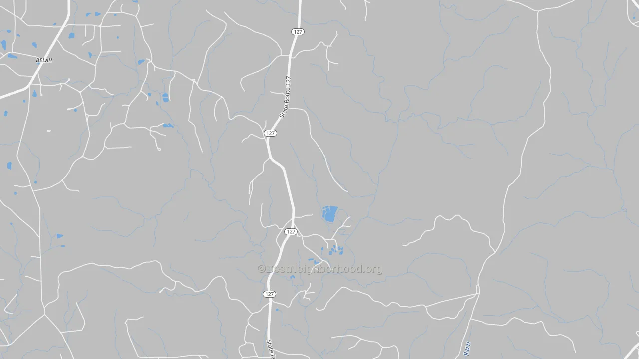 Bike Grade map of Eden, LA